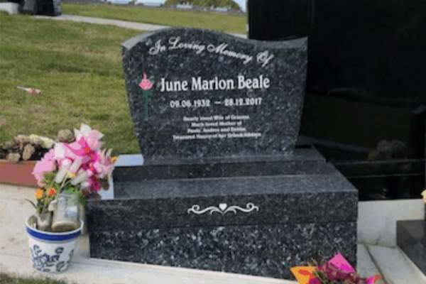 Headstone World - Burial Headstones - Wave Stone