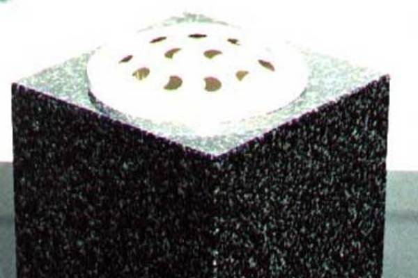 Headstone World - Products - Accessories - Square Granite Pot