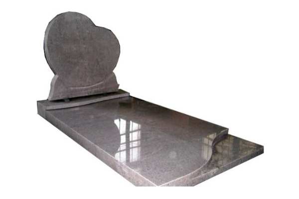 Headstone World - Products - Plot Enclosures - Pearl White Heart