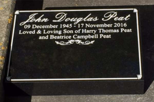 Headstone World - Products - Plaques - Recumbent Desk - Large